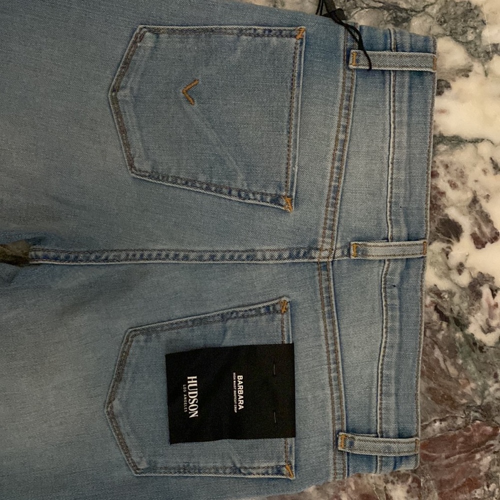 PRICE DROP 💣 HUDSON JEANS 25” Barbara skinny, high waist, bootcut crop. NWT - Picture 5 of 6
